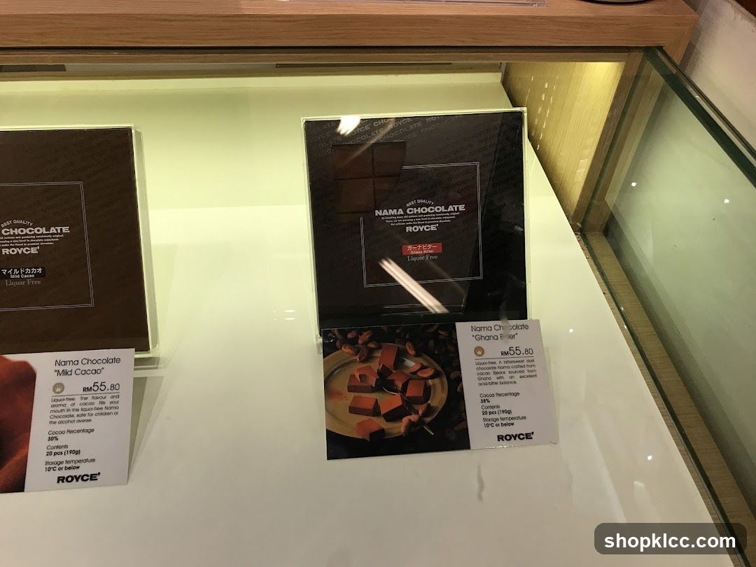 ROYCE' Nama Chocolate Display