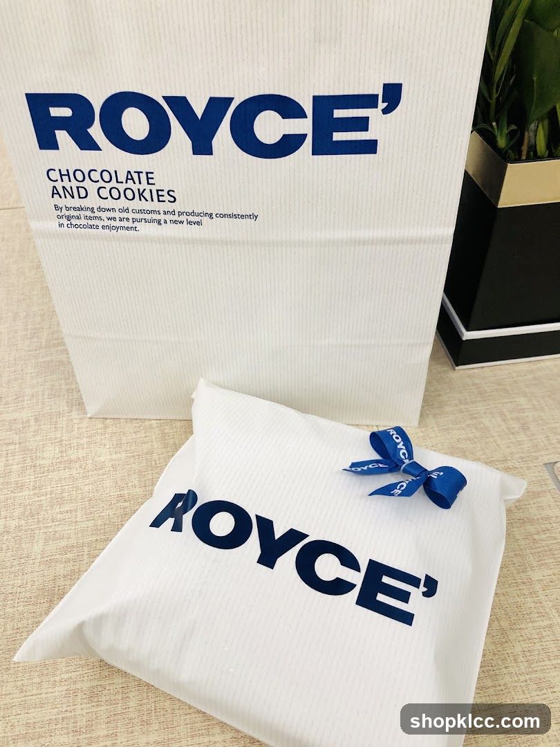 ROYCE' Chocolate and Cookies Packaging