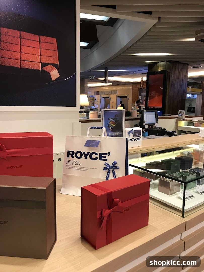 Royce Chocolate Store Display