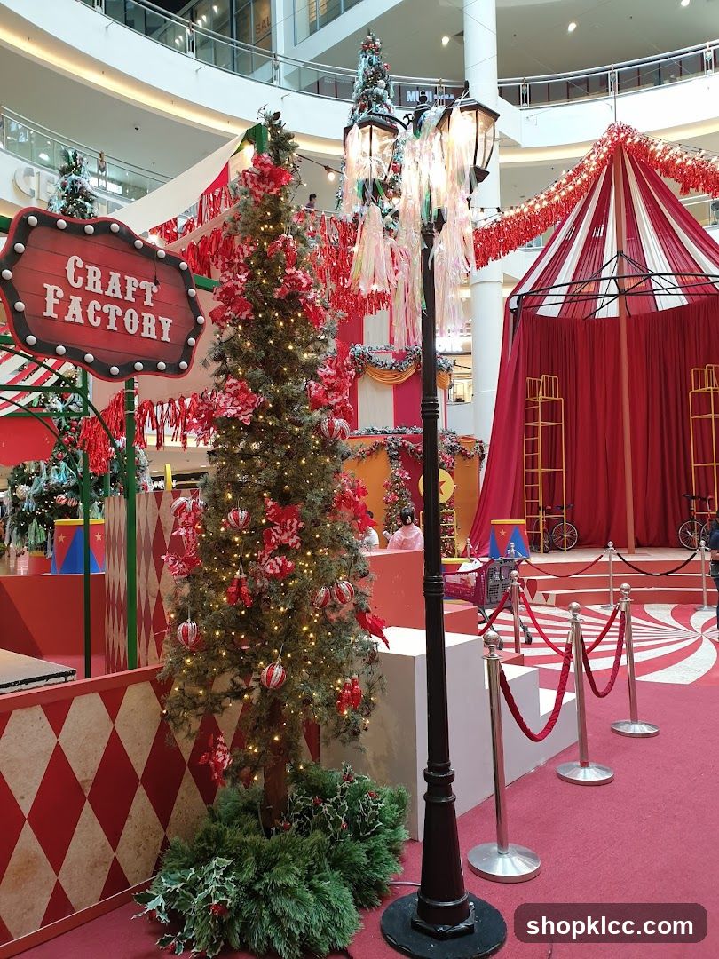 Christmas Decorations in a Mall
