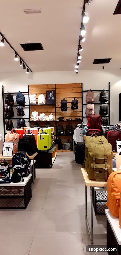 Backpacks and Luggage Display