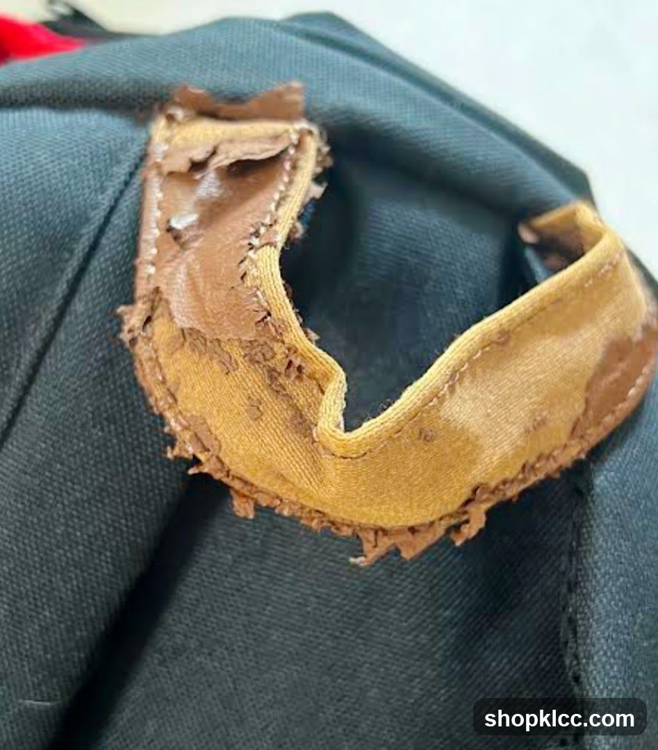 Damaged Bag Strap