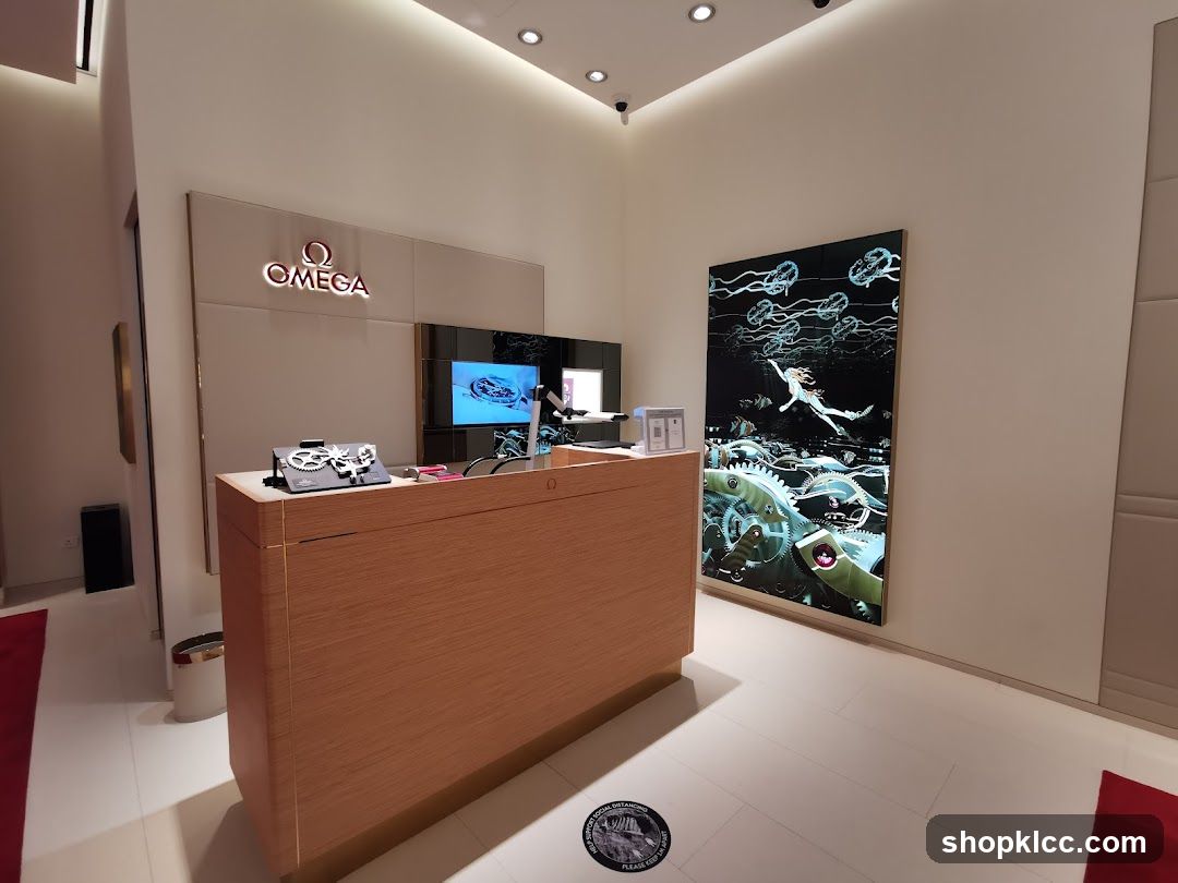 Omega Watch Store Interior
