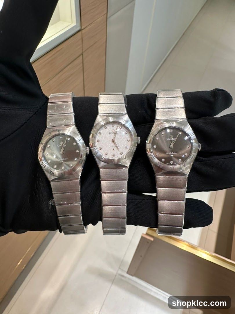 Three Omega Constellation Watches