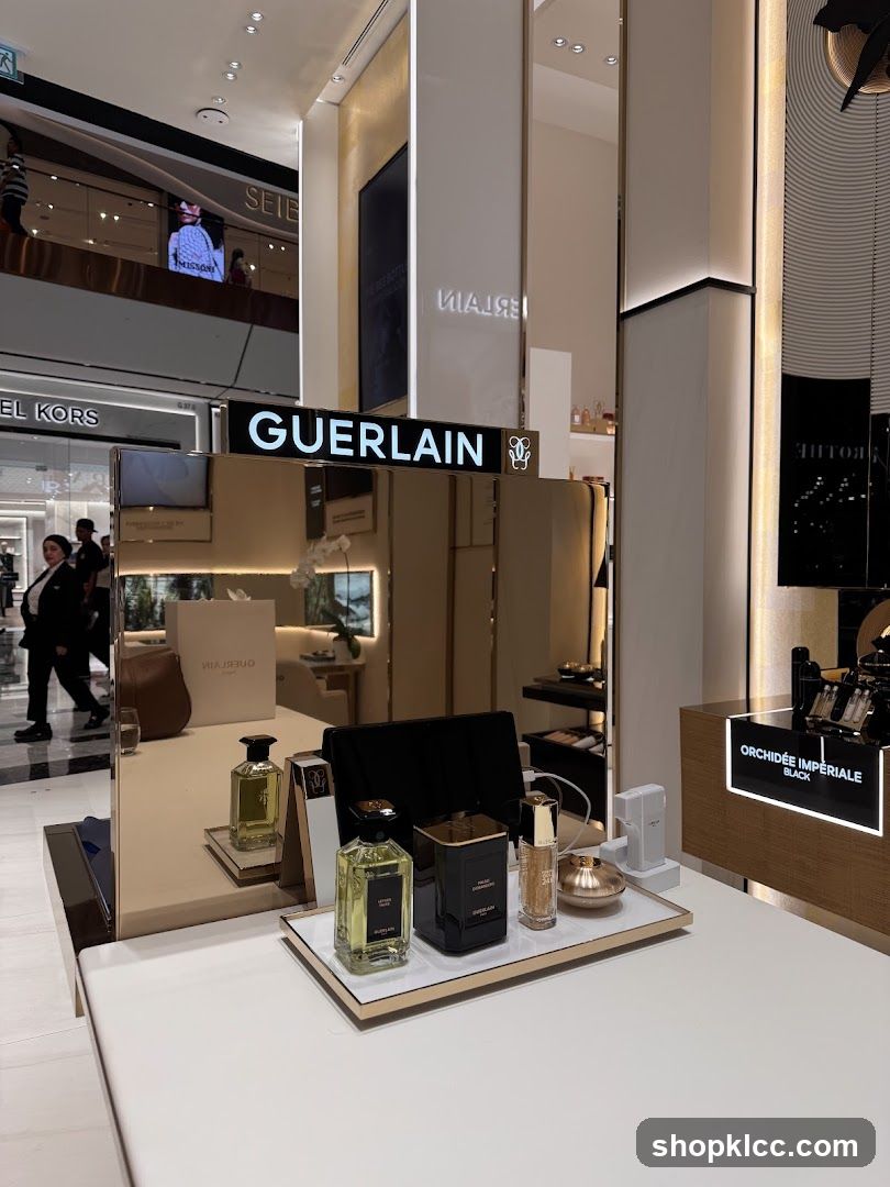 Guerlain Perfume Display