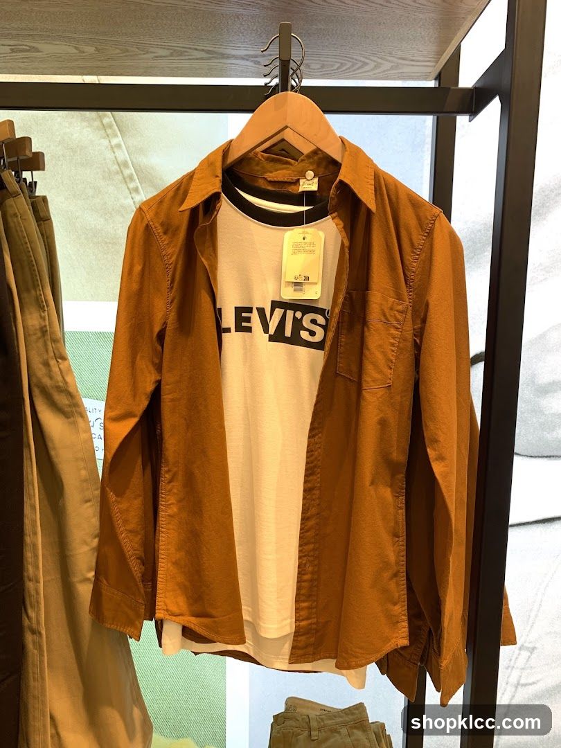 Levi's T-shirt and Shirt Display