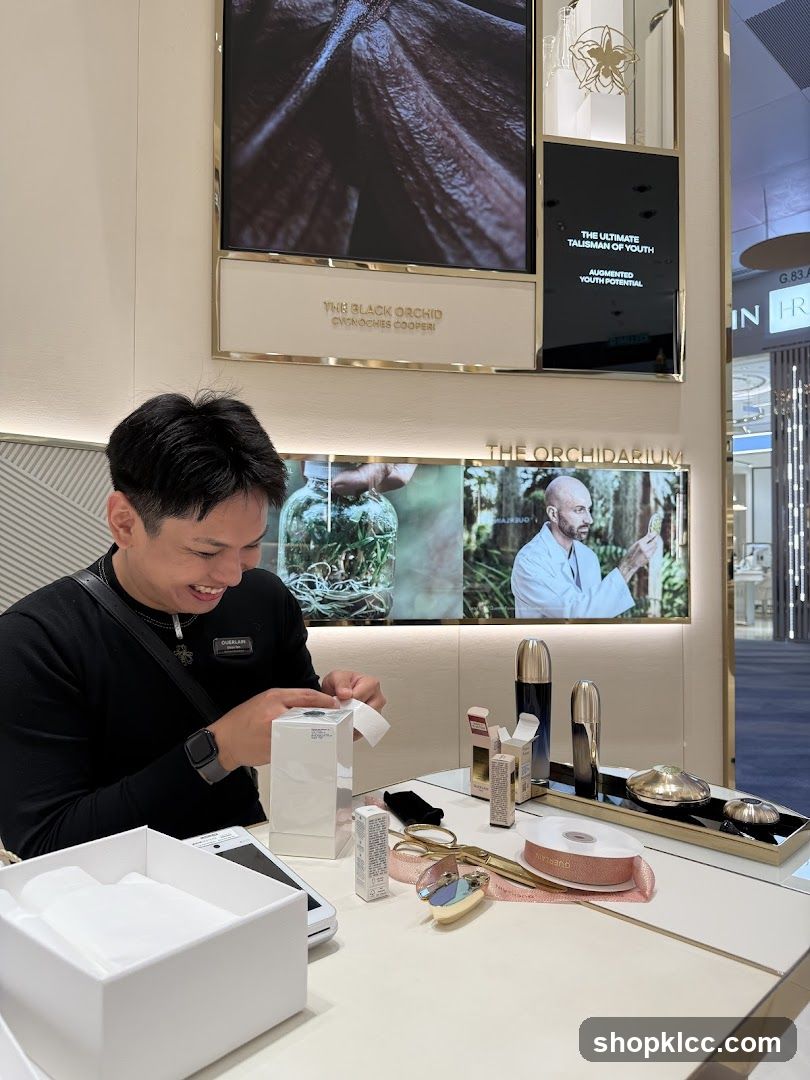 Guerlain Orchidarium Display