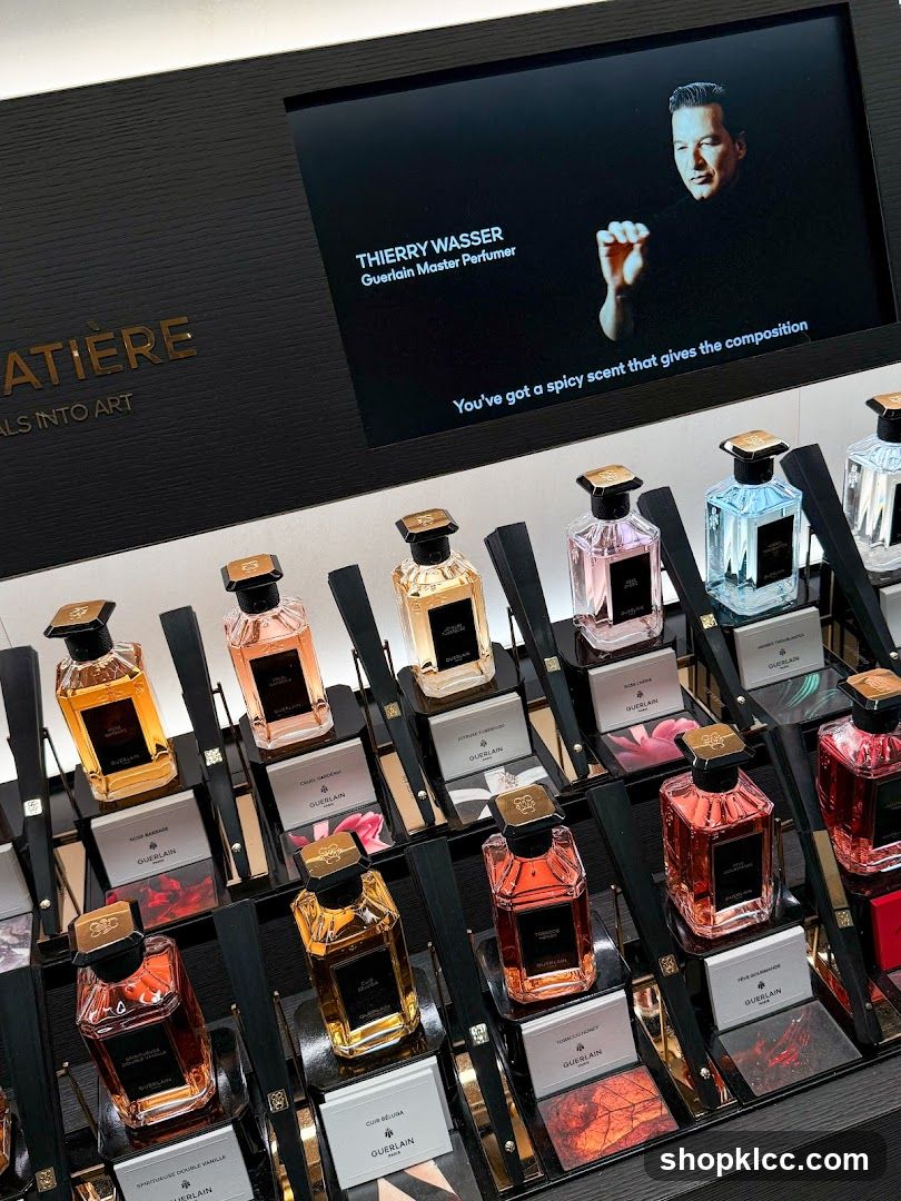 Guerlain Perfume Display