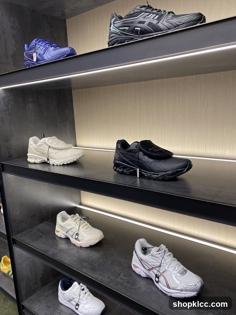 Athletic Shoes Display