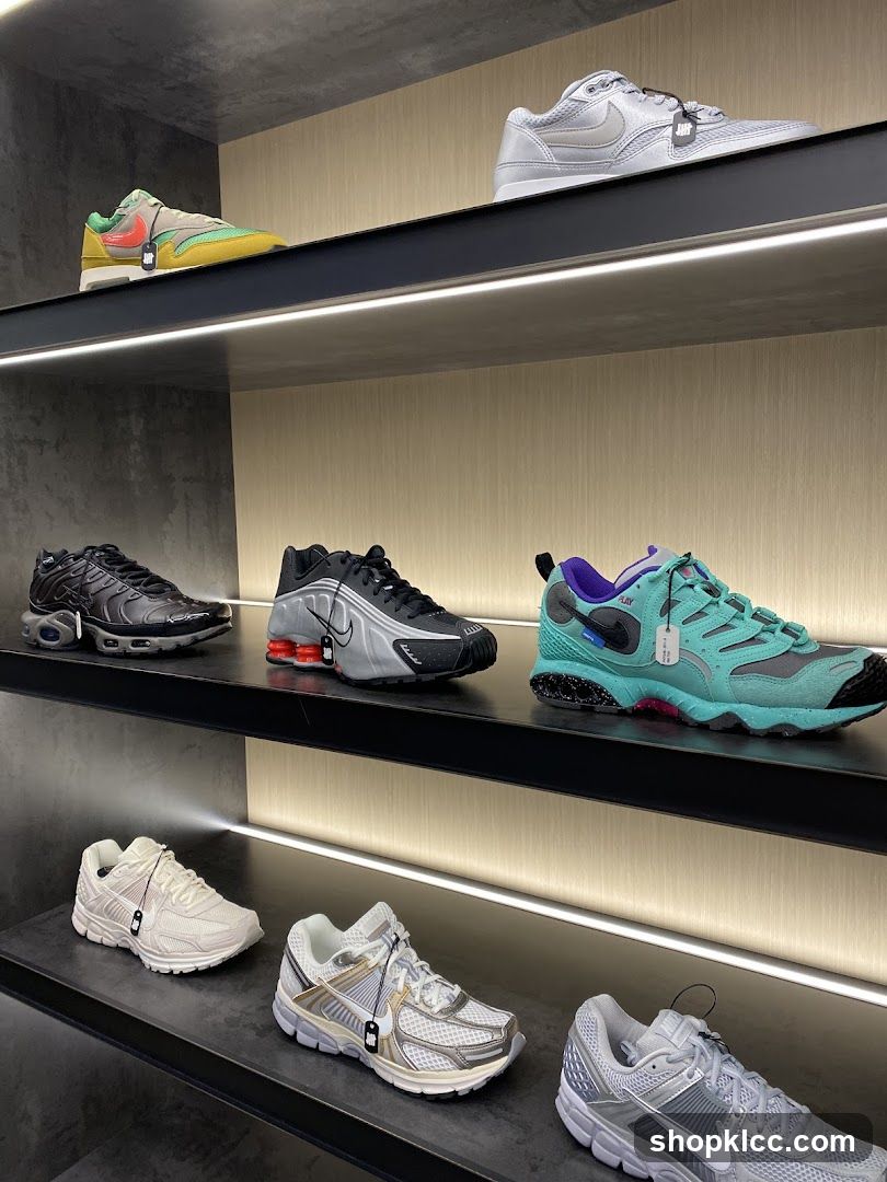 Sneakers on Display
