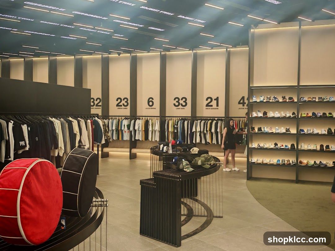 Clothing and Shoe Store Interior