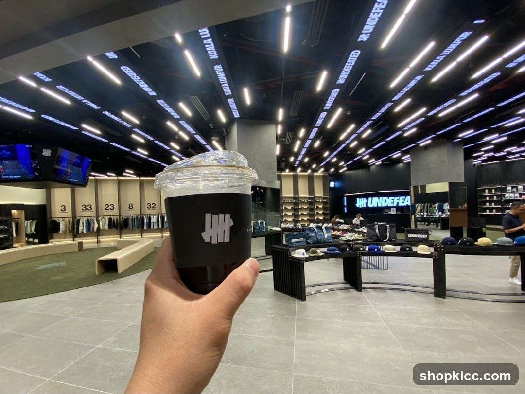 Store Interior with Coffee Cup