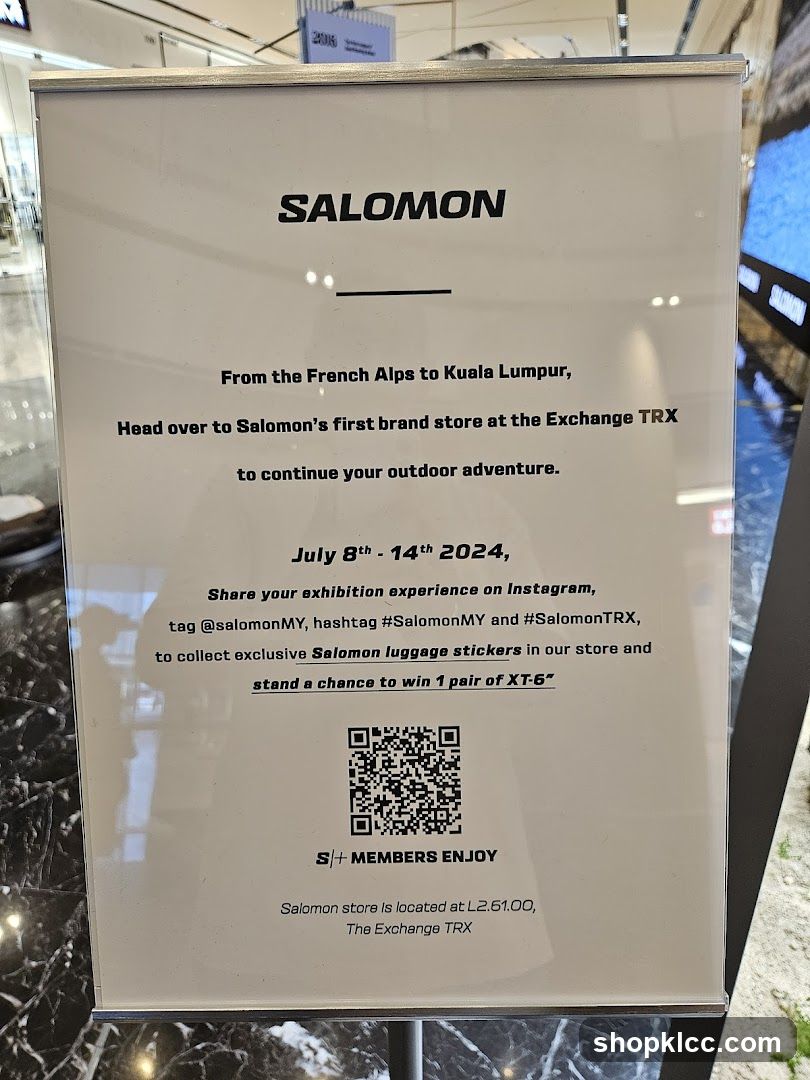 Salomon Store Opening Announcement