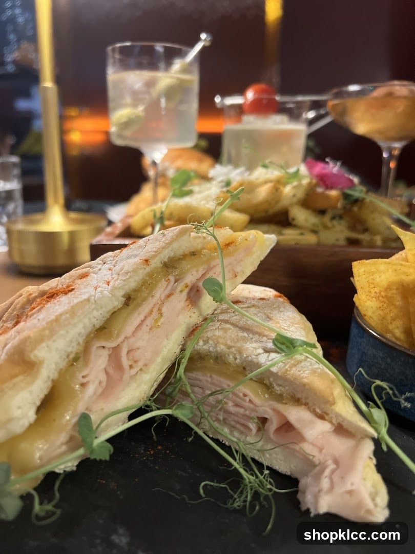 Sandwich and Drinks