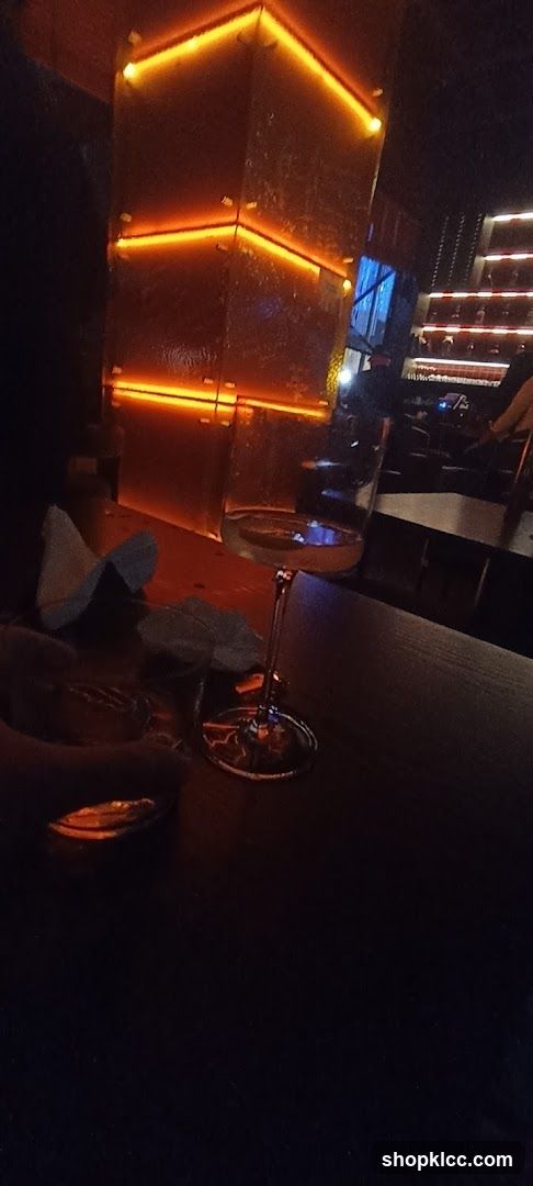 Bar Interior with Drink