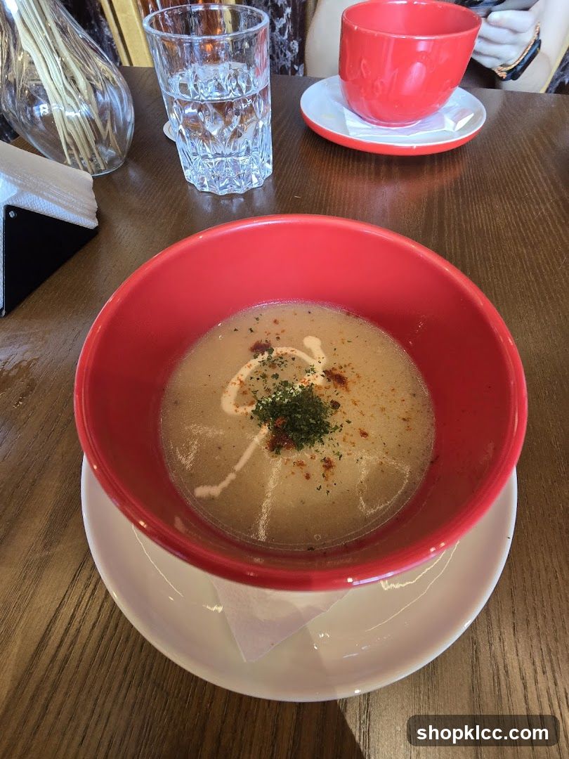 Soup with Cream and Herbs