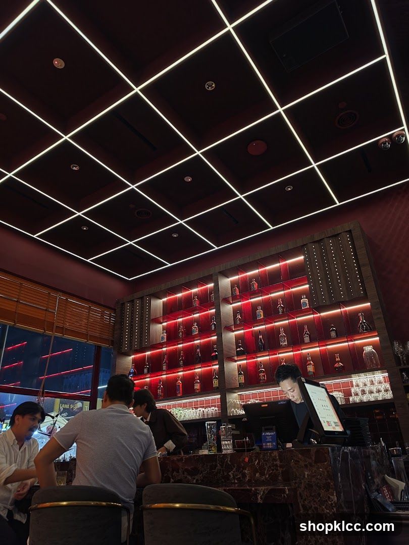 Bar Interior with Patrons