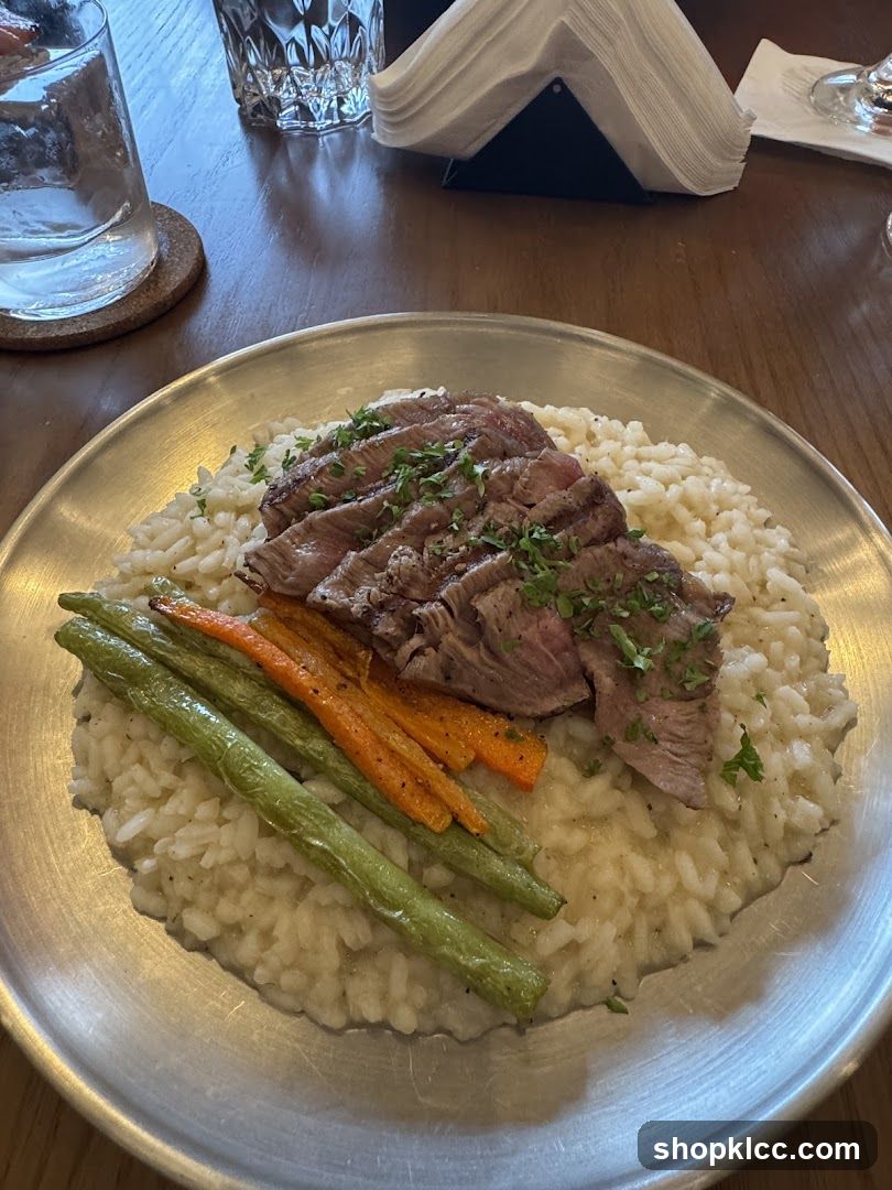 Steak and Risotto