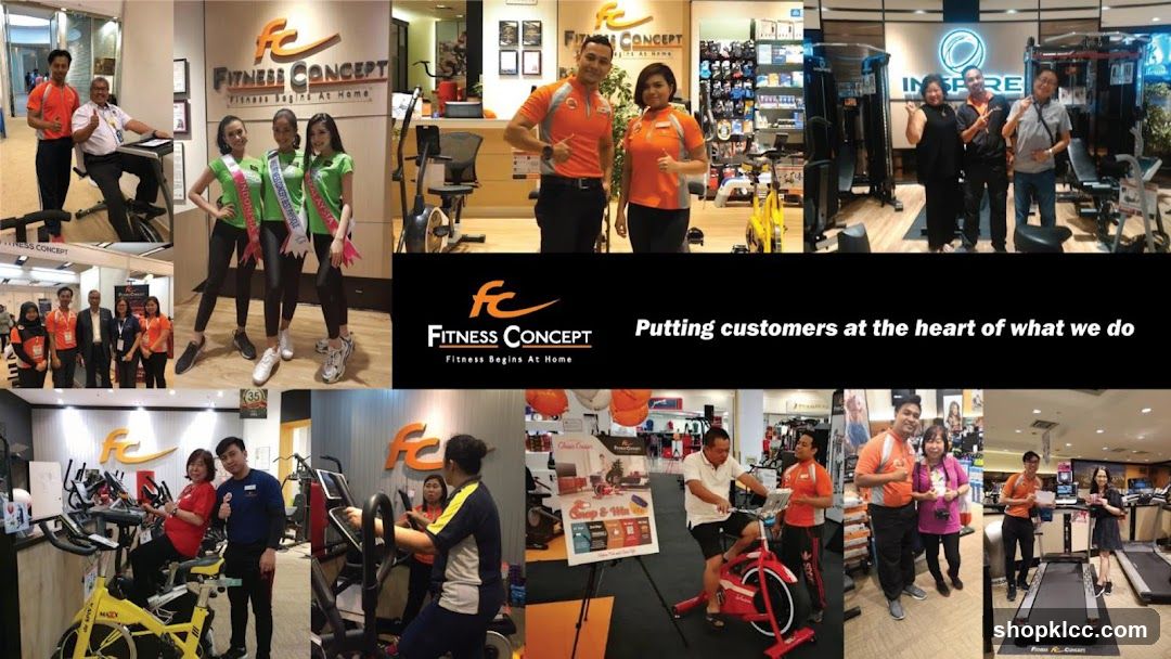Fitness Concept promotional collage