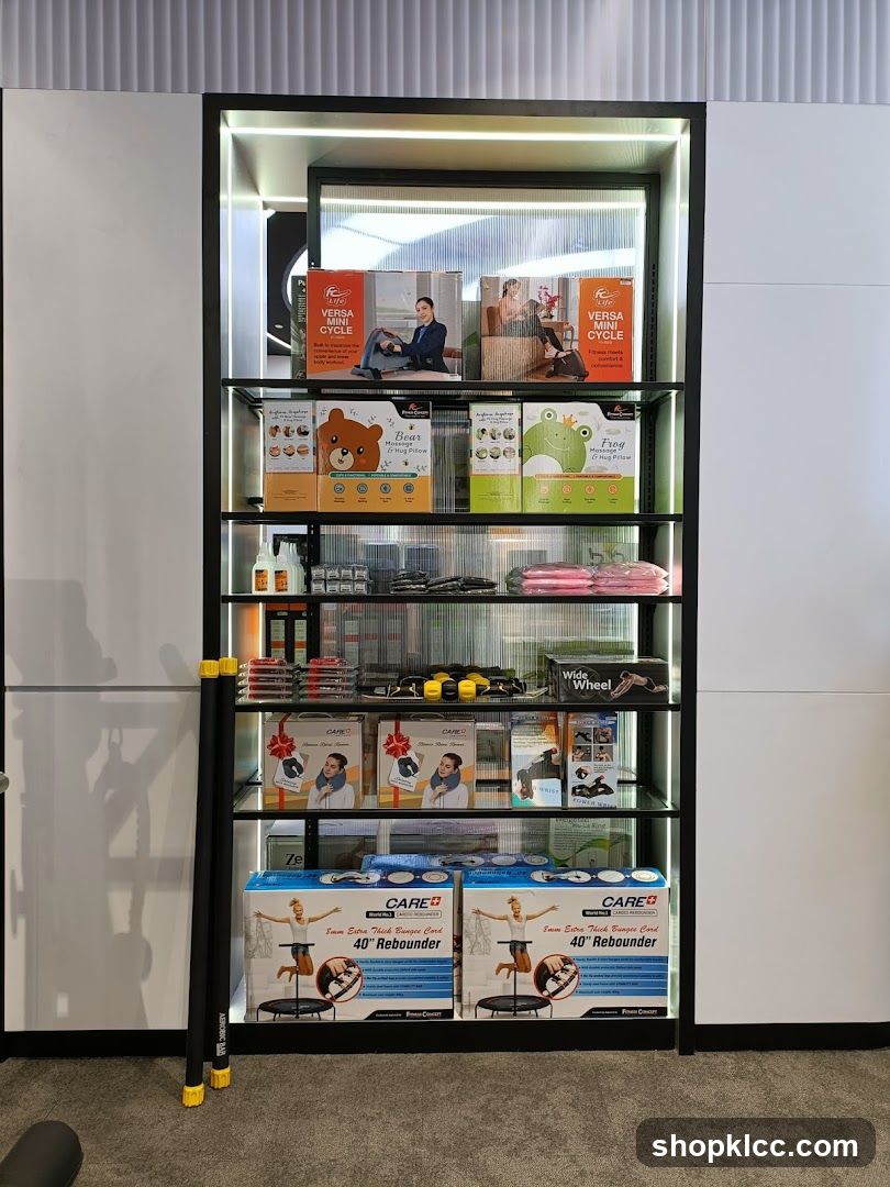 Fitness Equipment Display