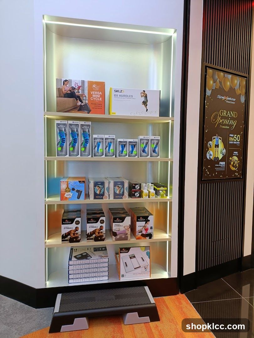 Fitness Equipment Display