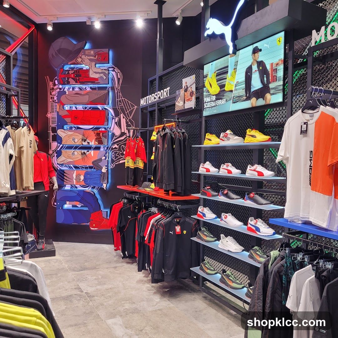 Puma Motorsport Store Interior