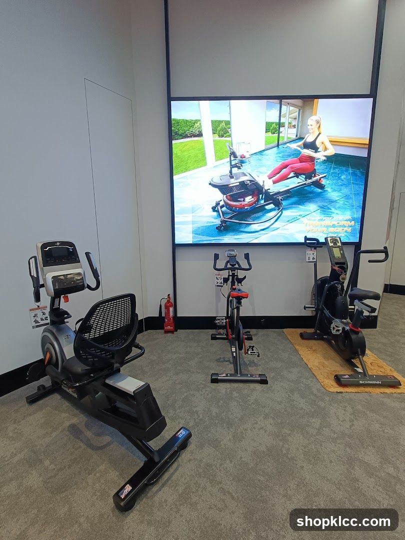 Fitness Equipment Display
