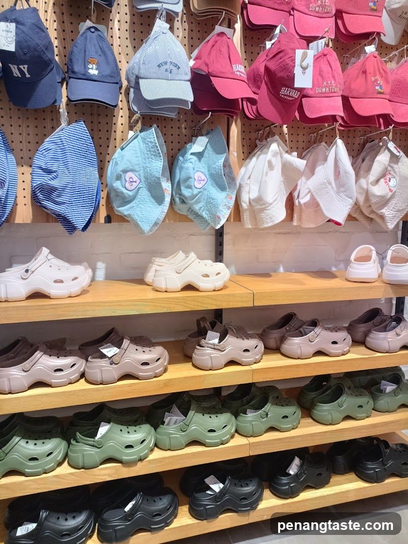 Hats and Shoes Display