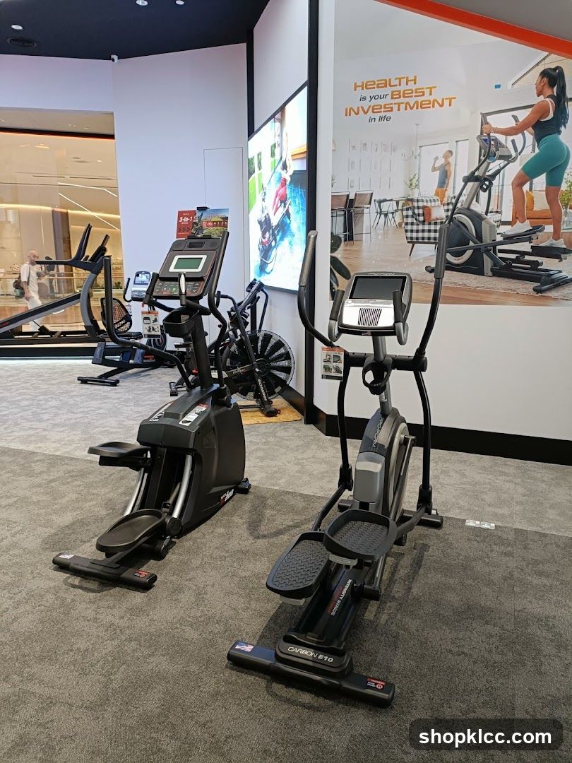 Elliptical Machines in a Store