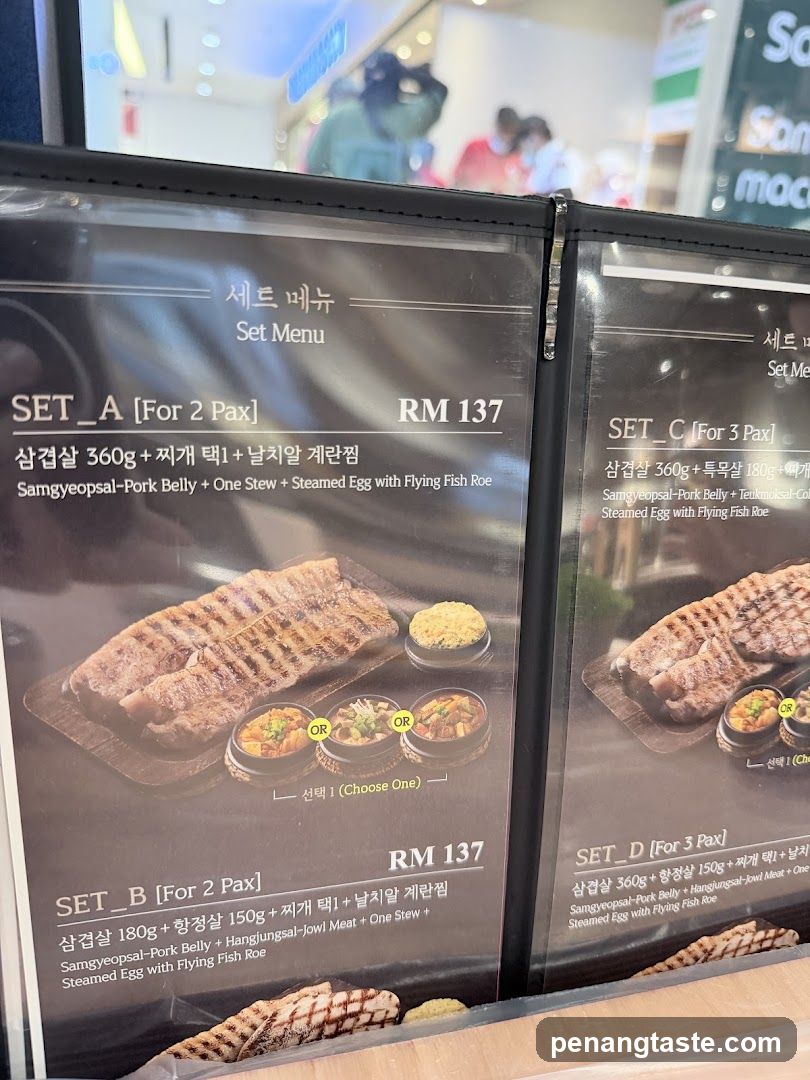Set Menu