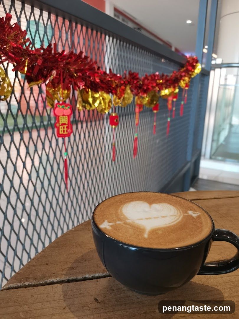 Latte with Heart Art