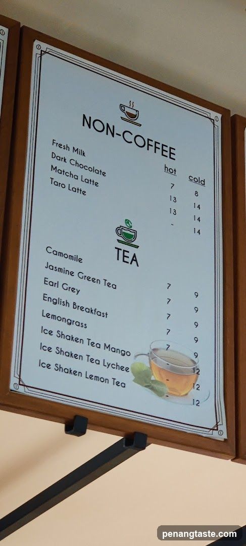 Non-Coffee Menu