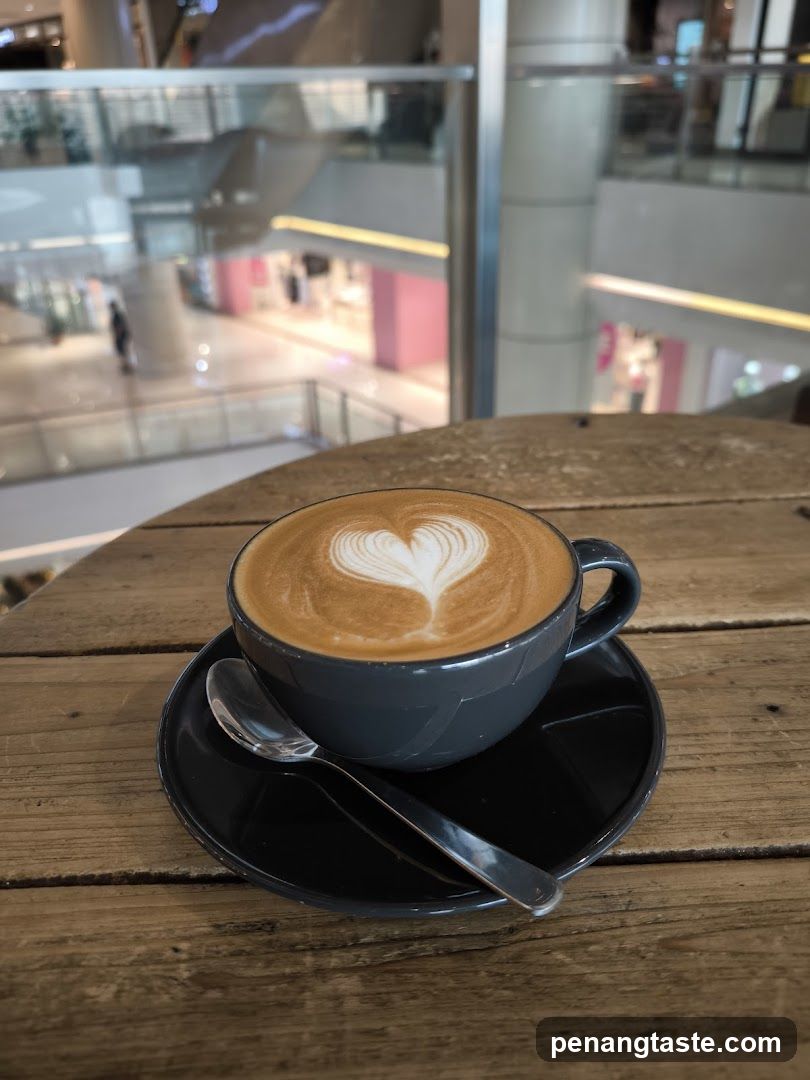 Latte with Heart Art