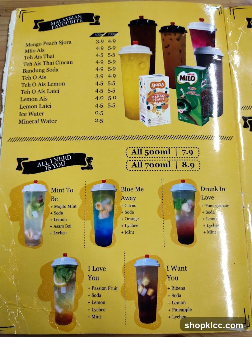 Malaysian Favourite Drinks