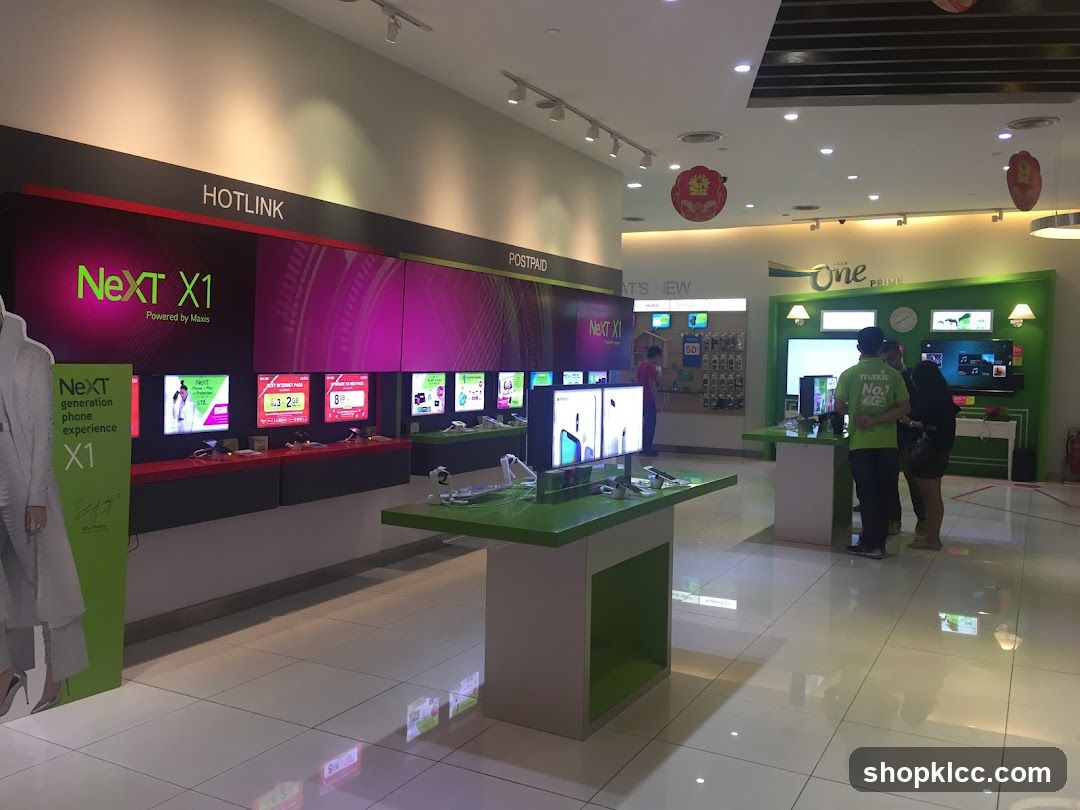 Mobile Phone Store Interior