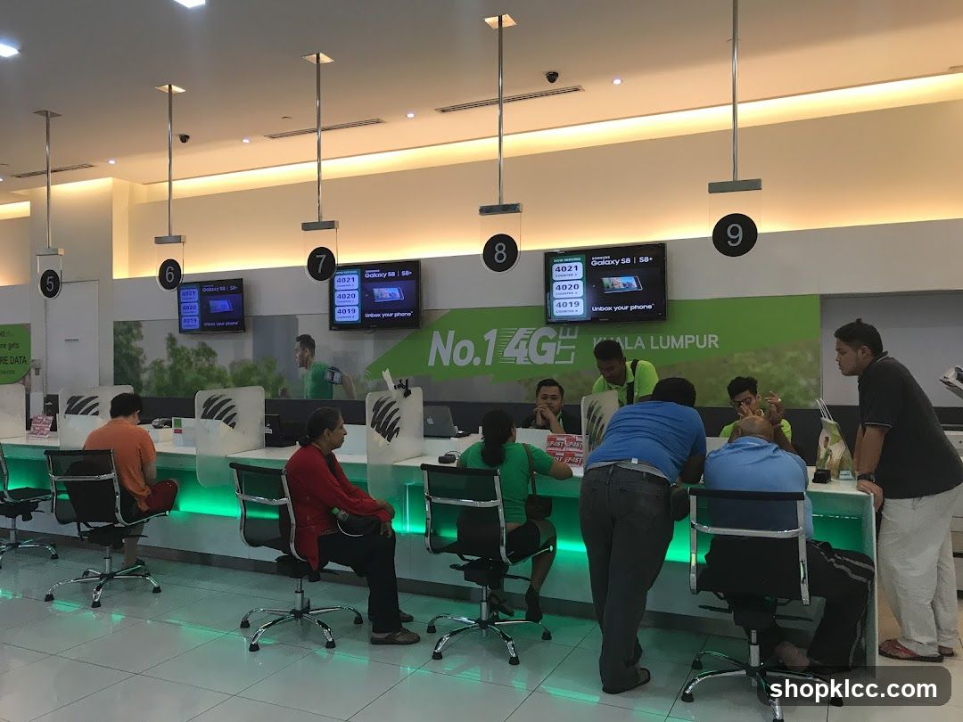 Customer service counter