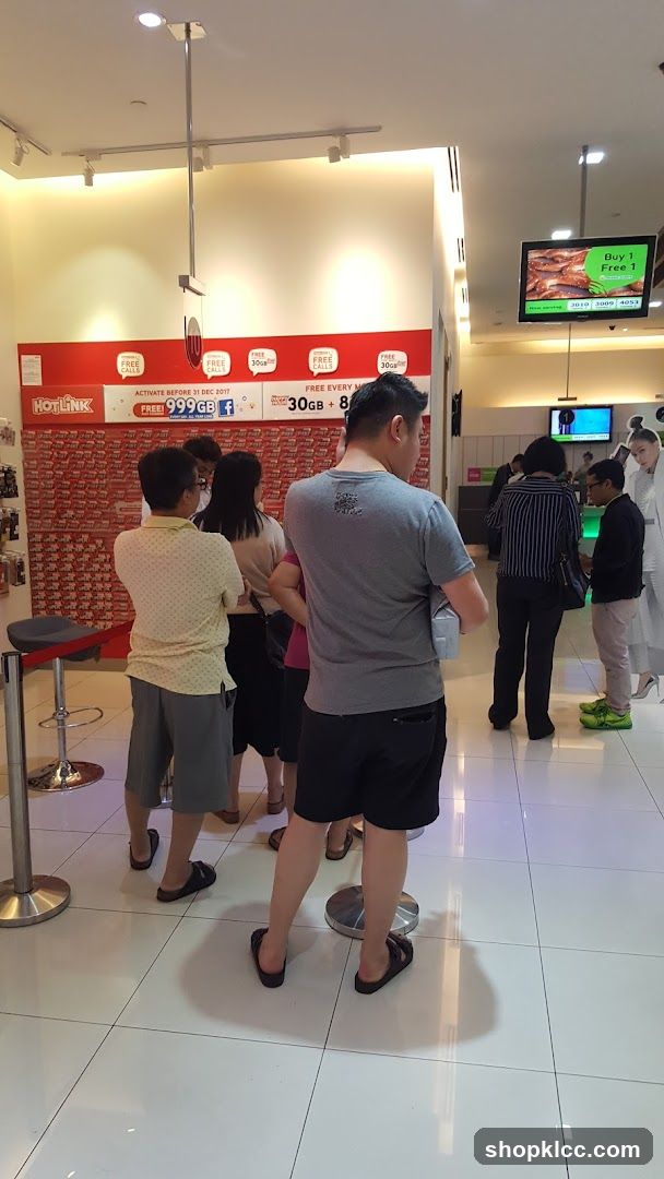 People waiting in a store