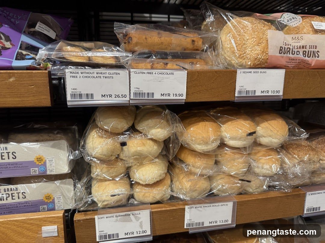 Bakery Products on Shelves
