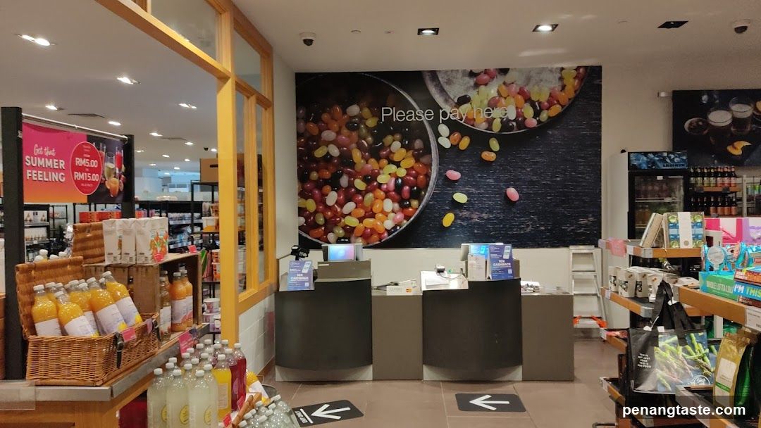 Checkout Area with Jelly Bean Mural