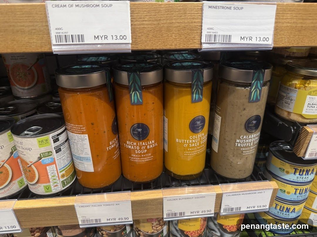 Soup Products on Shelf