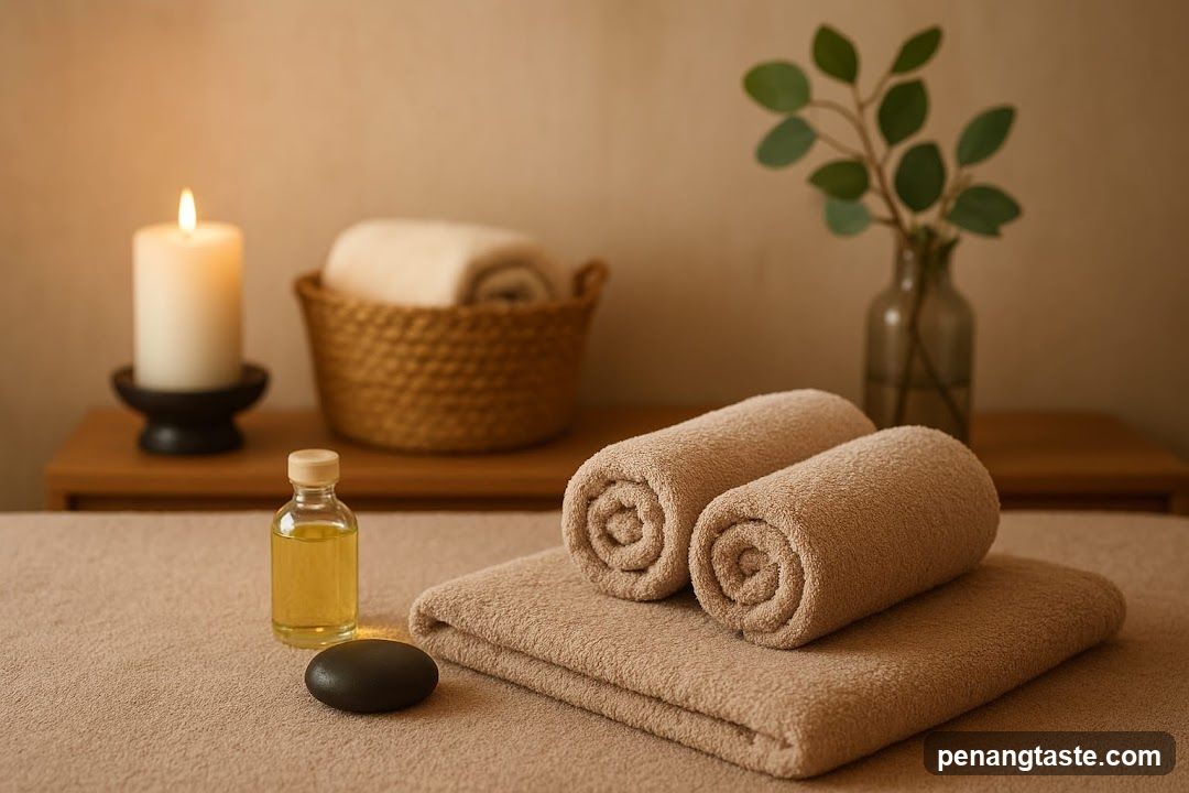 Spa Relaxation Setup