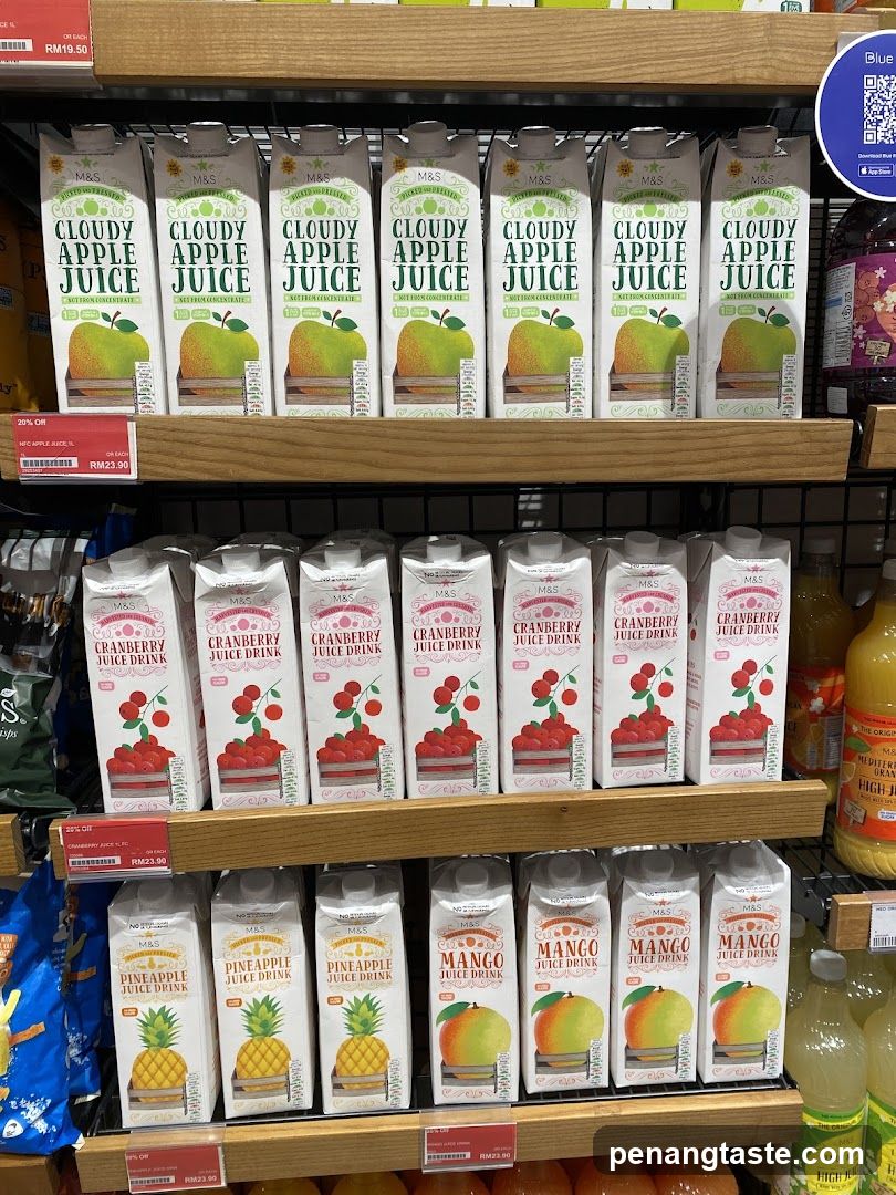 Juice Drinks on Shelves
