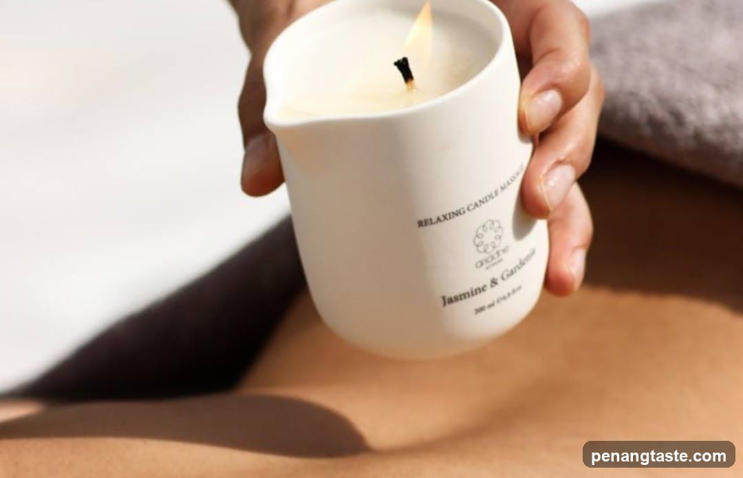 Relaxing Candle Massage