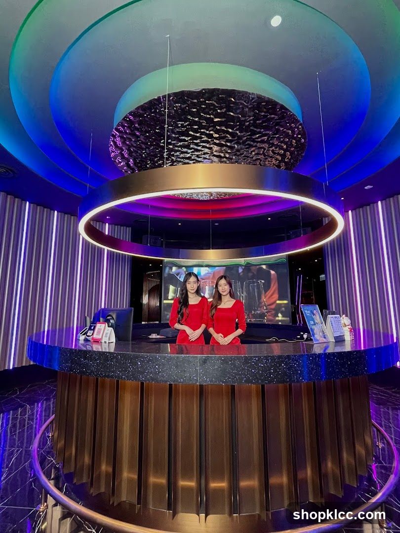 Reception Desk with Staff