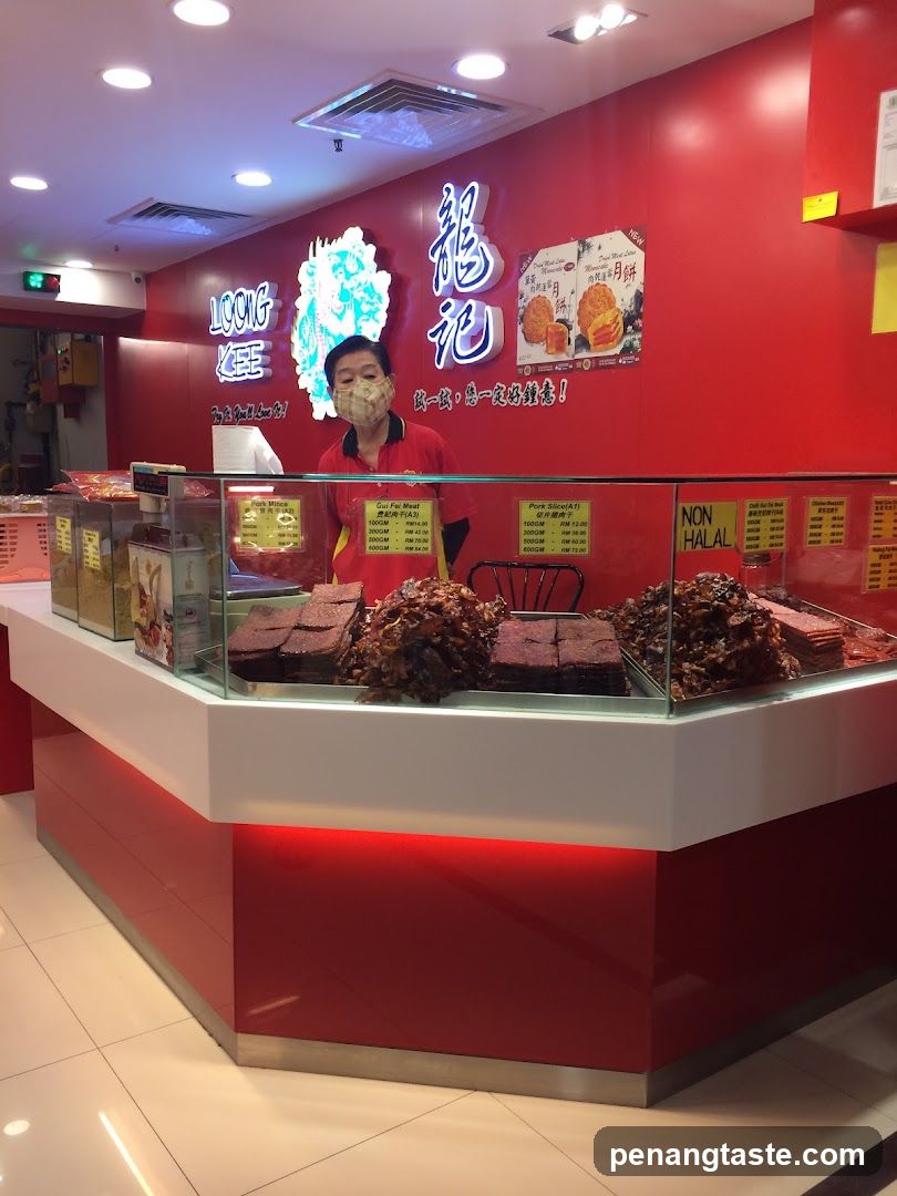 Bak Kwa Shop Counter