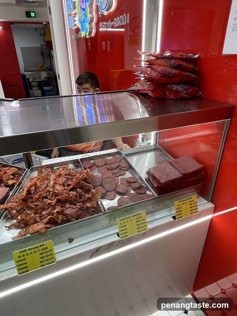 Dried Meat Display