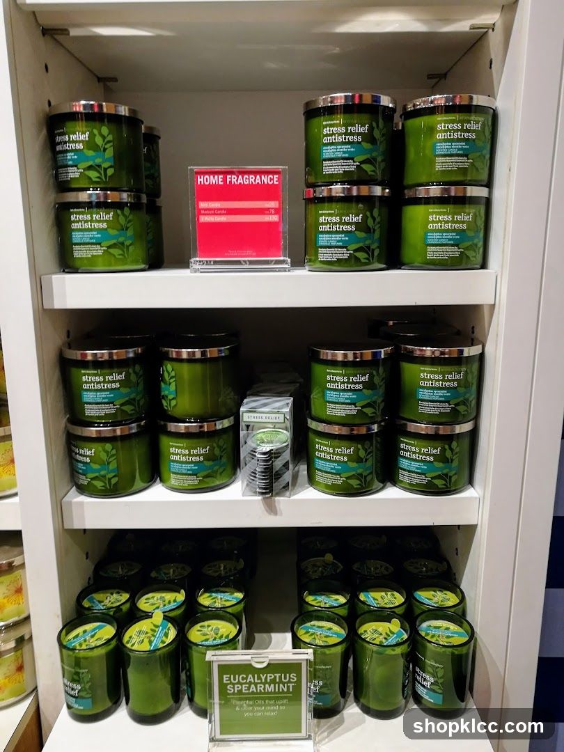 Candles on Shelves