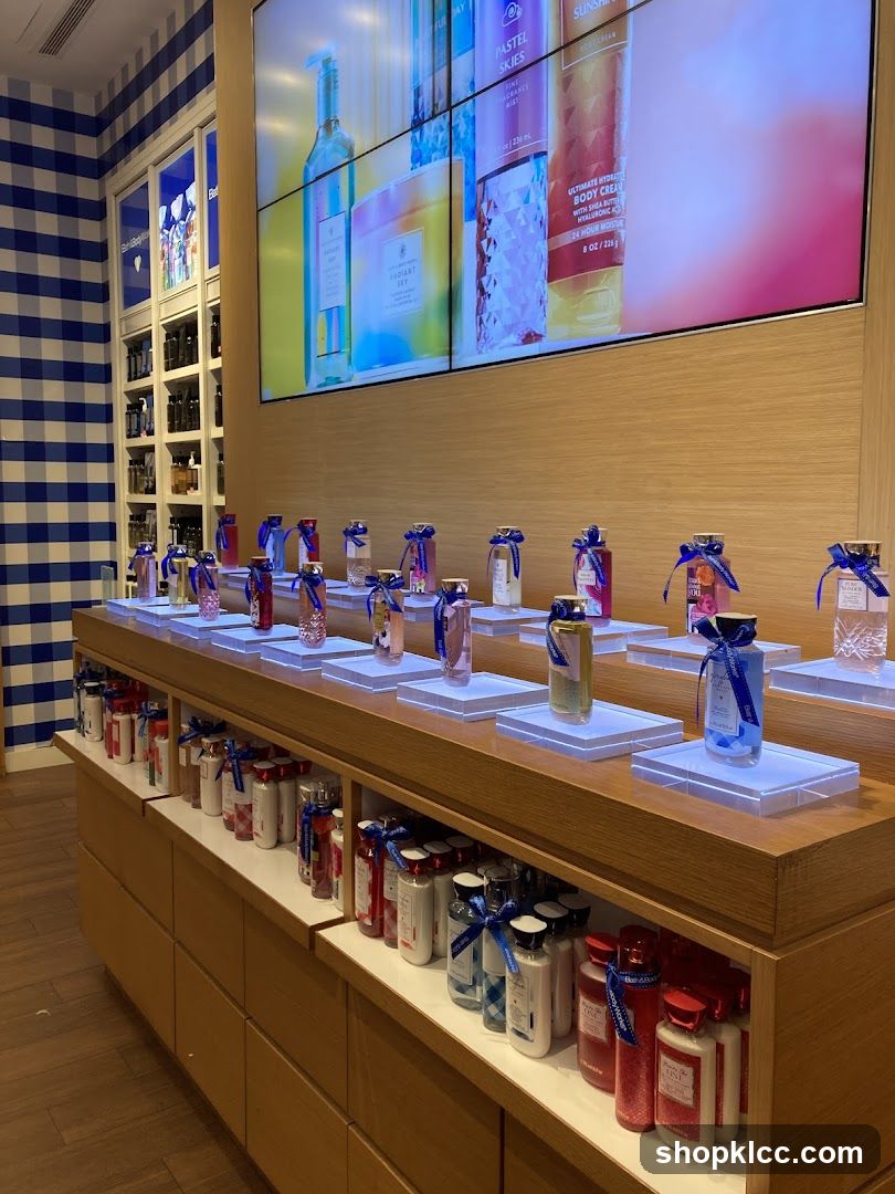 Bath and Body Works Display