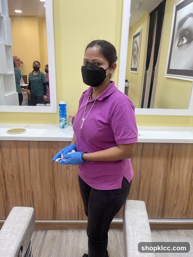 Staff in Beauty Salon Interior