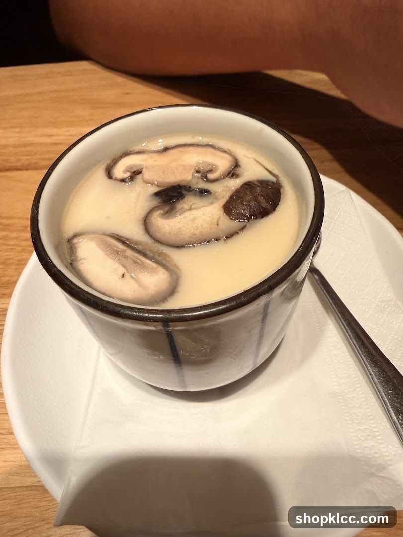 Chawanmushi with Shiitake Mushrooms